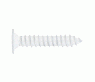CP-B [CP] Tornillo rosca chapa con cabeza extraplana. Pintado blanco. Huella PH
